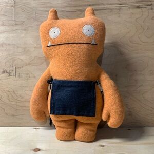 Vintage Ugly Doll Wage Monster Orange Plush Plushie Stuffed Animal #1001-1